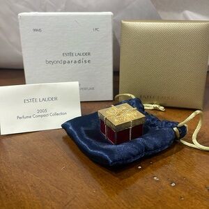 Estée Lauder beyond paradise Golden Gift compact for solid perfume 2005